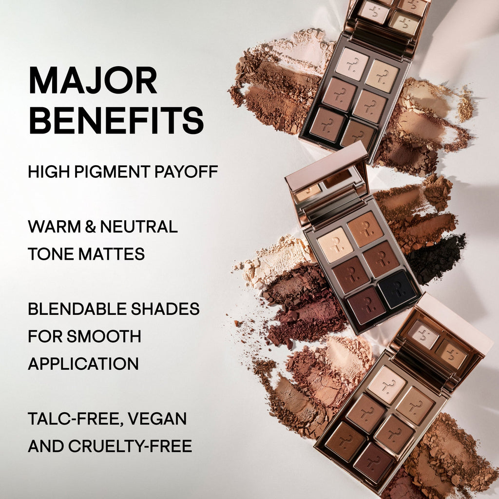 Major Dimension Artistry Eyeshadow Palette & Dual-Ended Brush Set