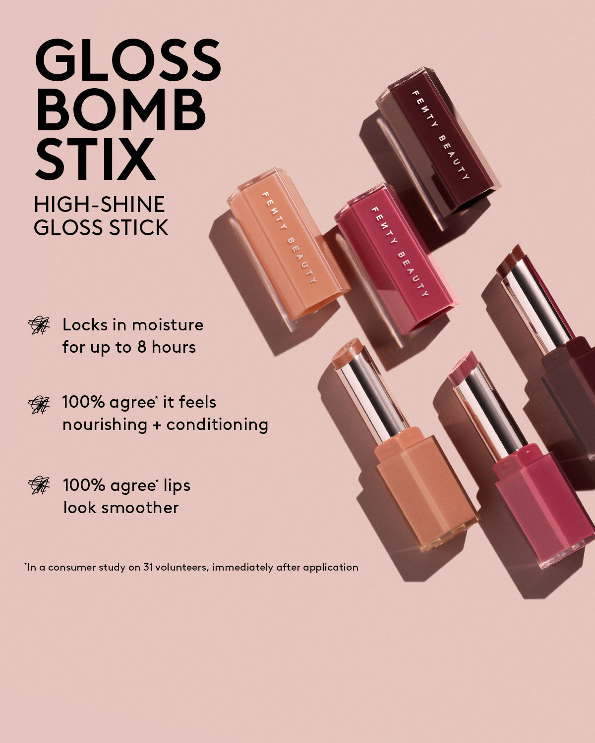 Gloss Bomb Stix High-Shine Gloss Stick — Two'Lip Kiss