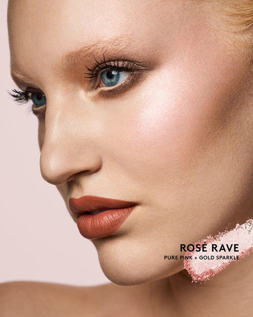 Diamond Bomb All-Over Diamond Veil — Rosé Rave
