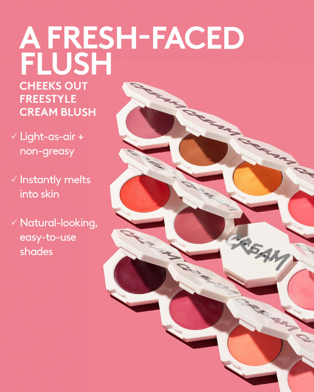 Cheeks Out Freestyle Cream Blush — Petal Poppin