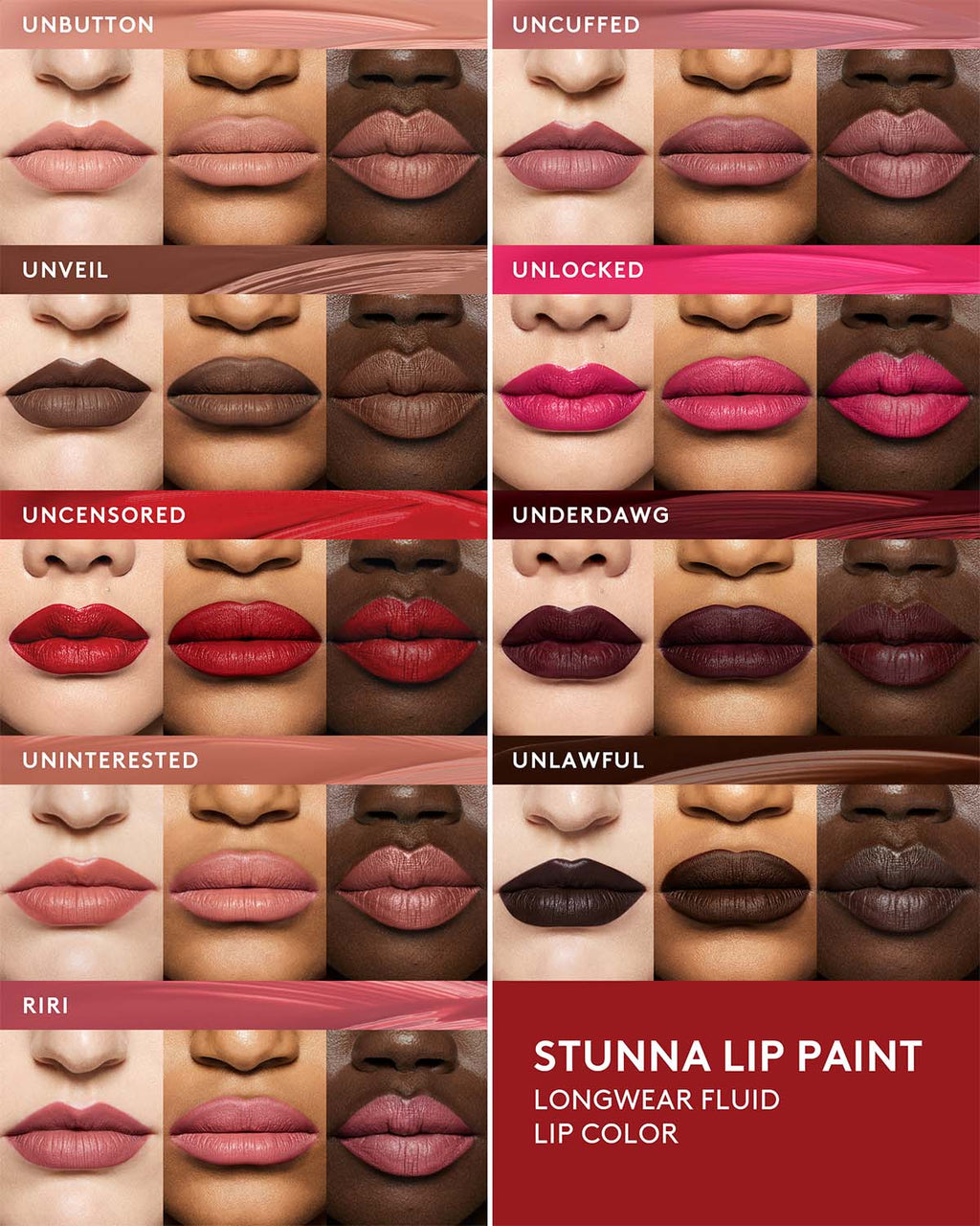 Stunna Lip Paint Longwear Fluid Lip Color — Uncensored (immediate purchase)