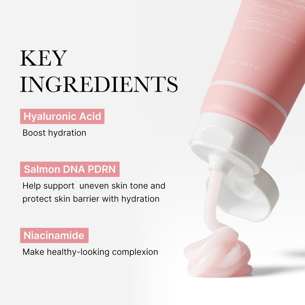 Medicube PDRN Pink Hyaluronic Moisturizing Cream 50ml | Deep Hydration & Glow