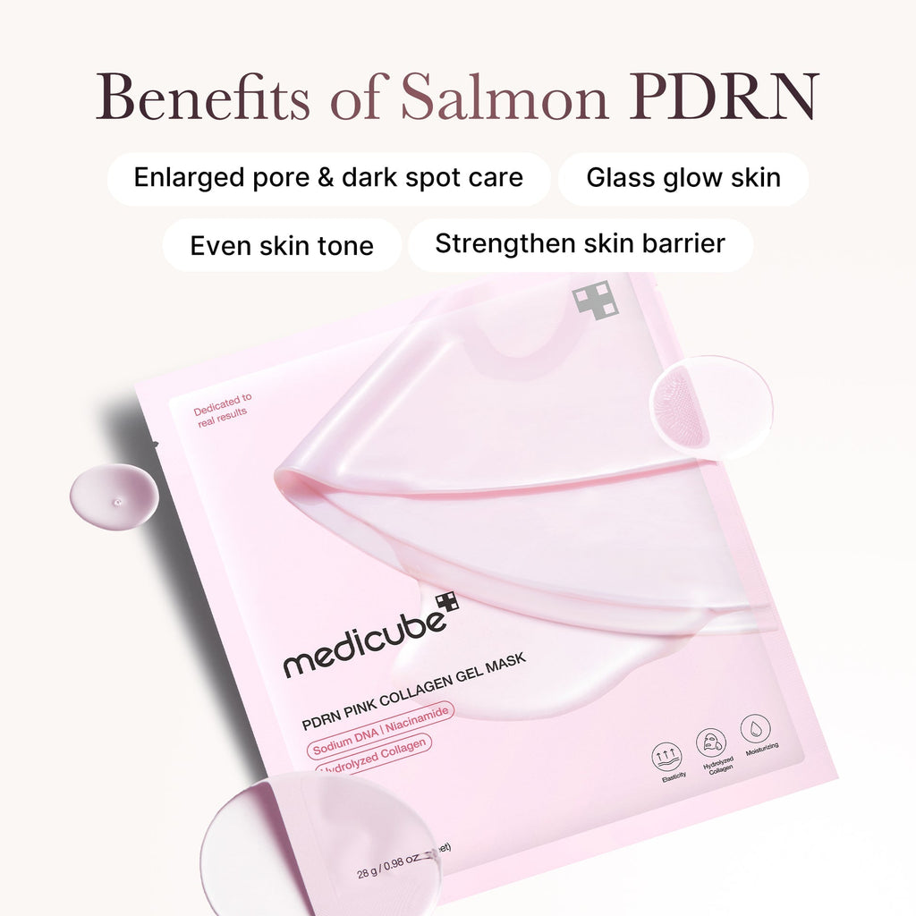 Medicube PDRN Pink Collagen Gel Mask (1 piece) | Elasticity & Glow Care