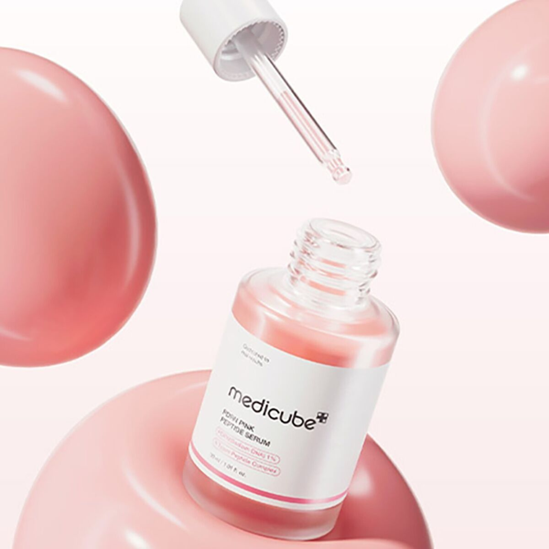Medicube PDRN Pink Peptide Serum 30ml | Vegan Glow & Elasticity Booster