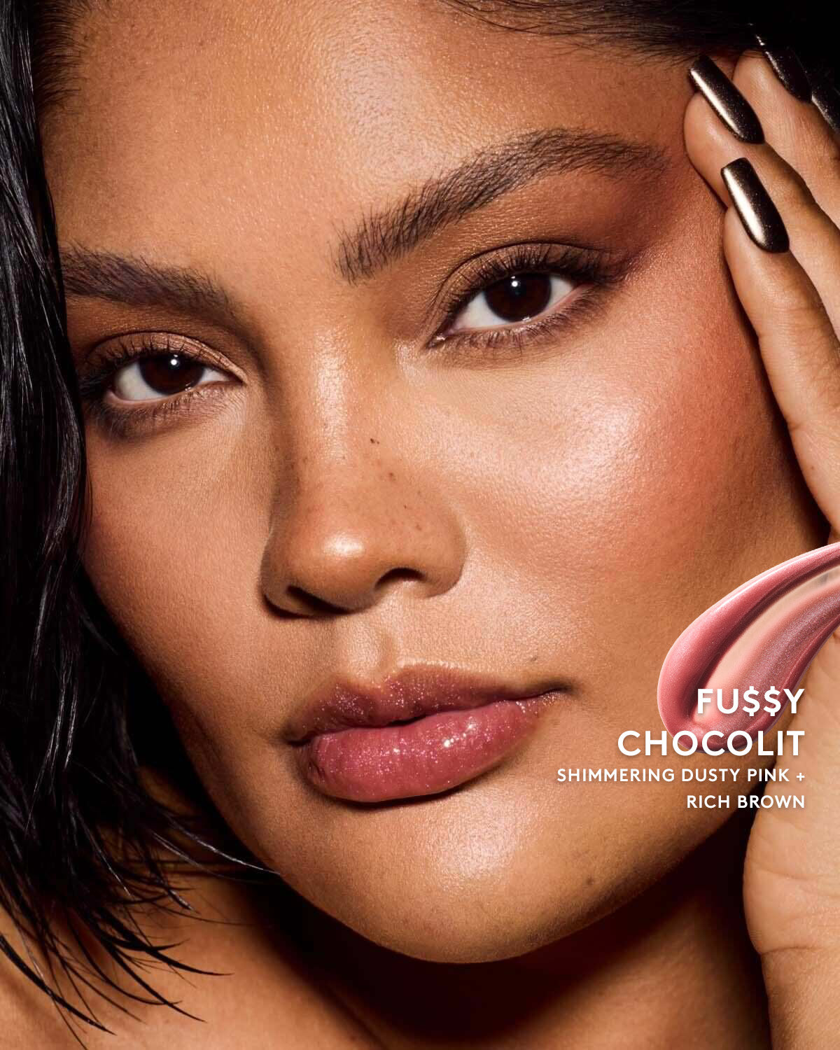 Gloss Bomb Swirl Twisted Lip Luminizer — Fu$$y Chocolit