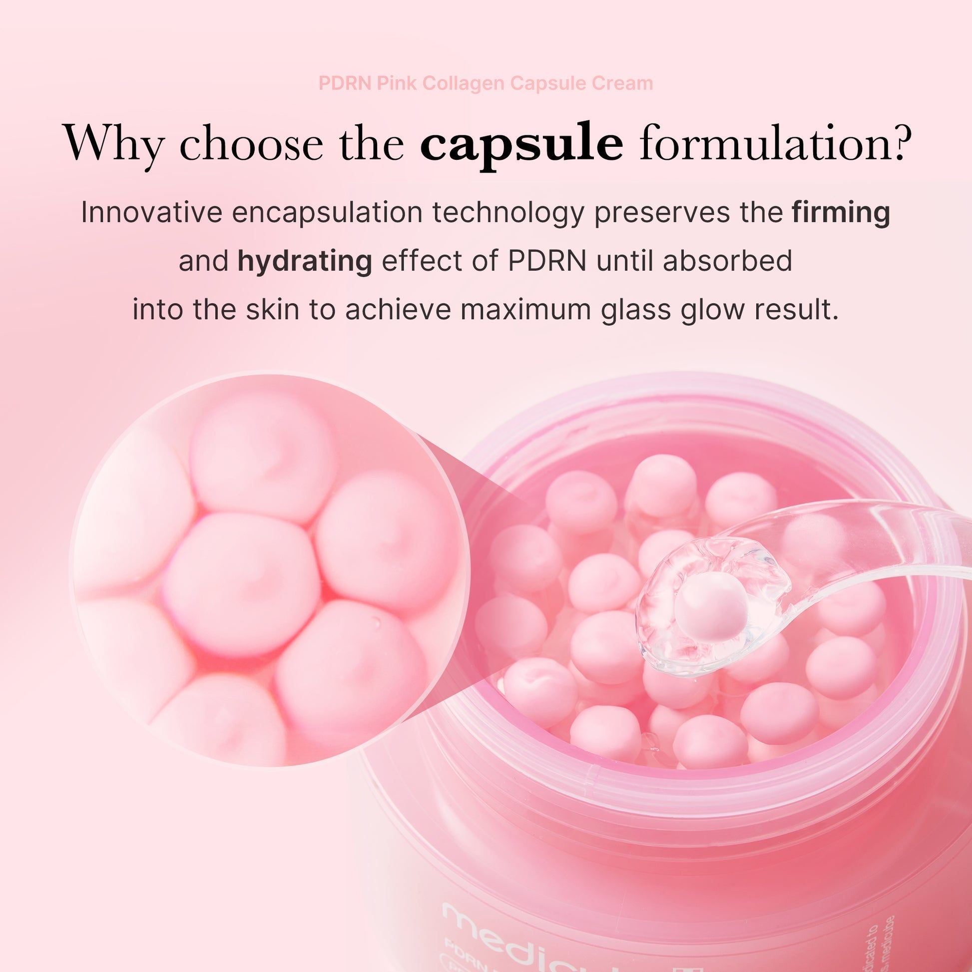 Medicube PDRN Pink Collagen Capsule Cream 55g | Brightening & Glow