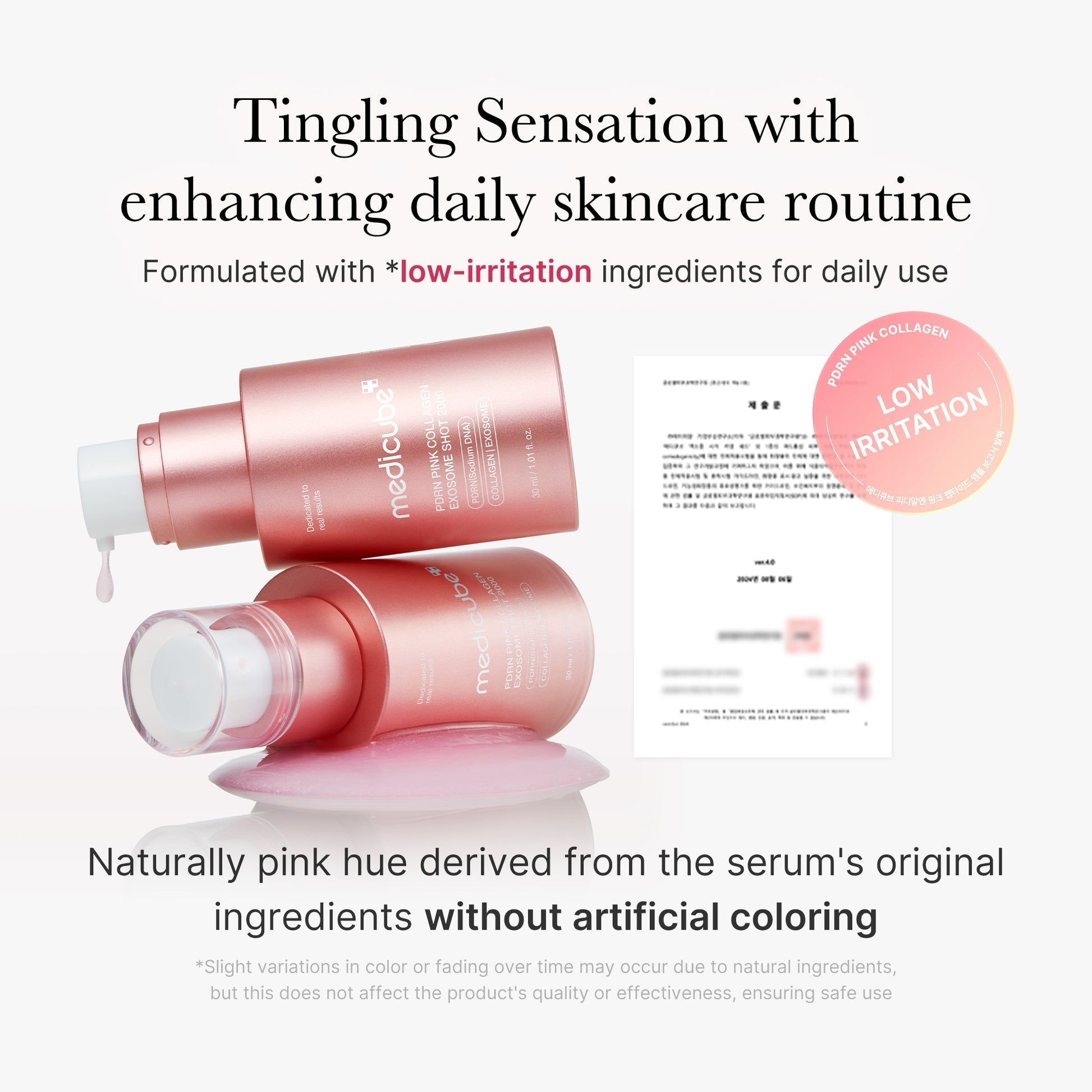 Medicube PDRN Pink Exosome Shot Serum 2000 30ml | Beginner’s Glow