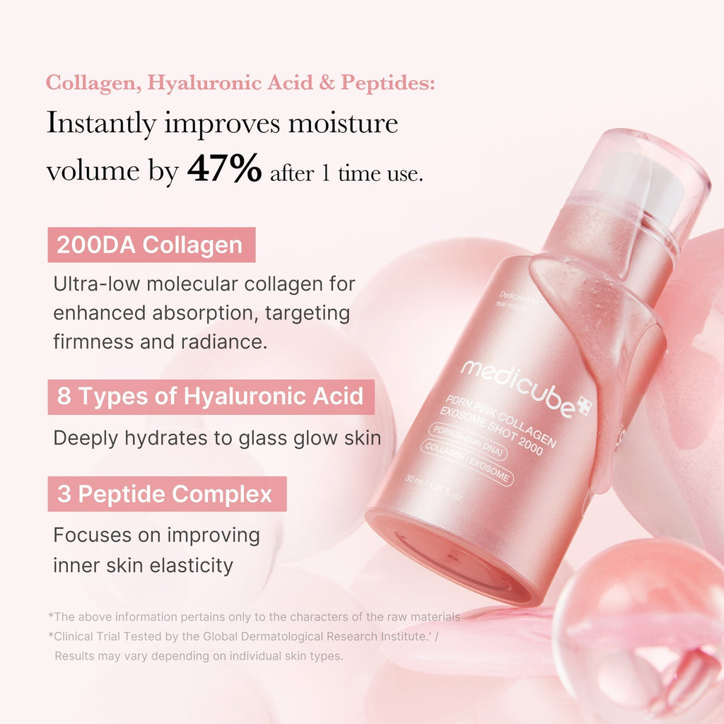 Medicube PDRN Pink Exosome Shot Serum 7500 30ml | High-End Pore Care
