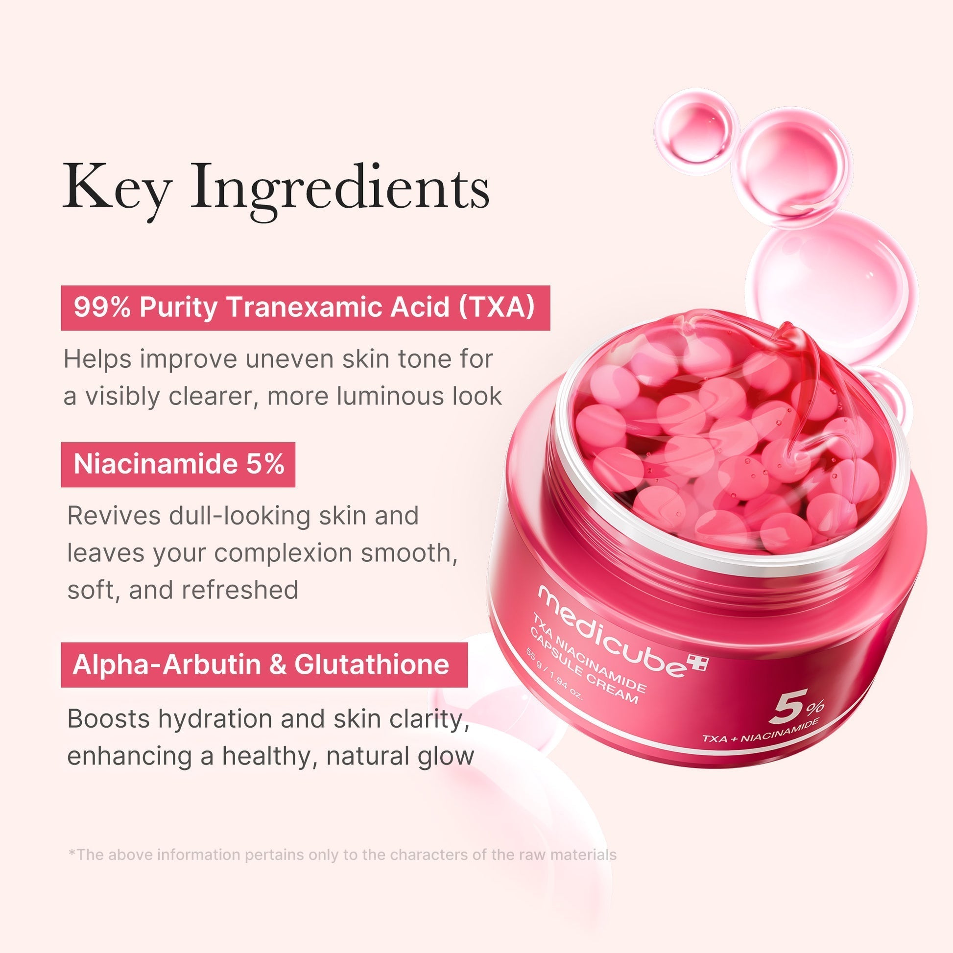 Medicube TXA Niacinamide Capsule Cream [55gm]