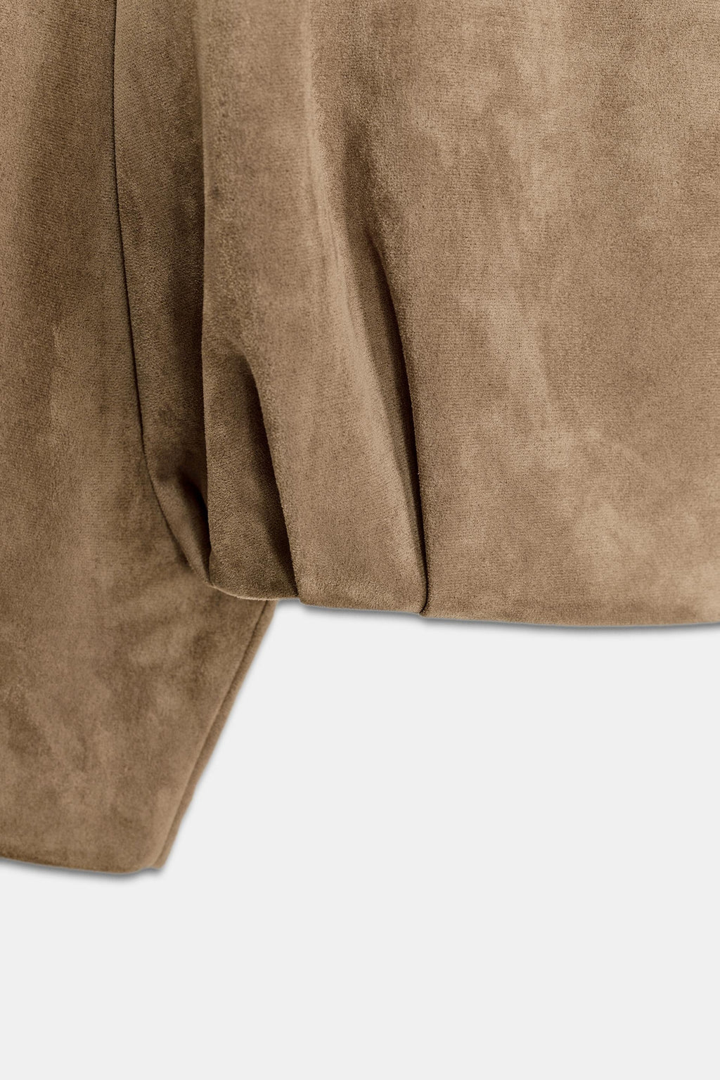 Zara WRAPOVER FAUX SUEDE JACKET