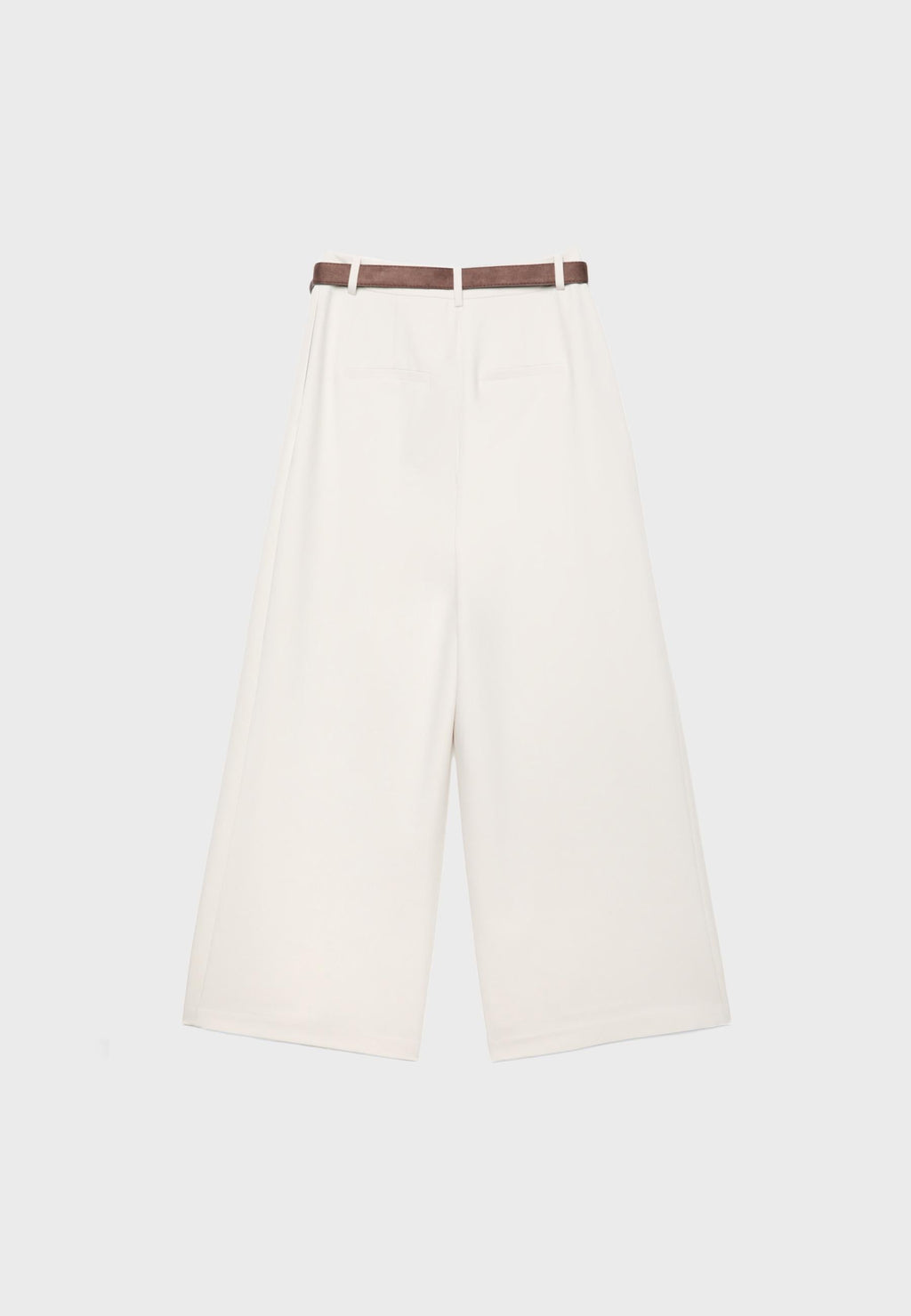 Stradivarius MAXI TROUSERS WITH PLEATS AND BELT