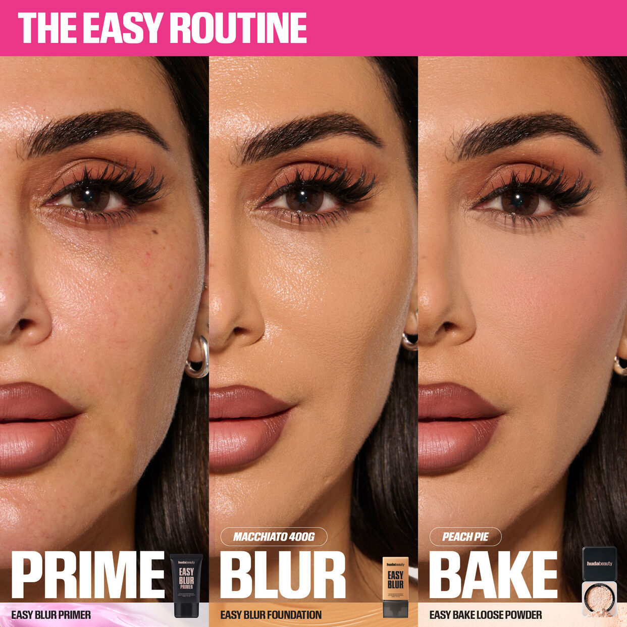 HUDA BEAUTY Easy Bake Duo Loose Powder