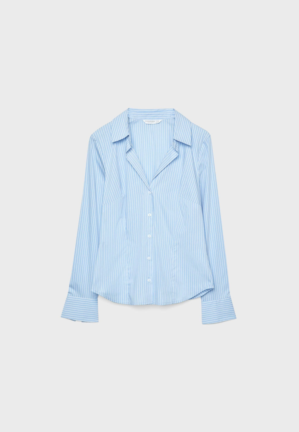 Stradivarius BASIC FITTED STRIPED SHIRT