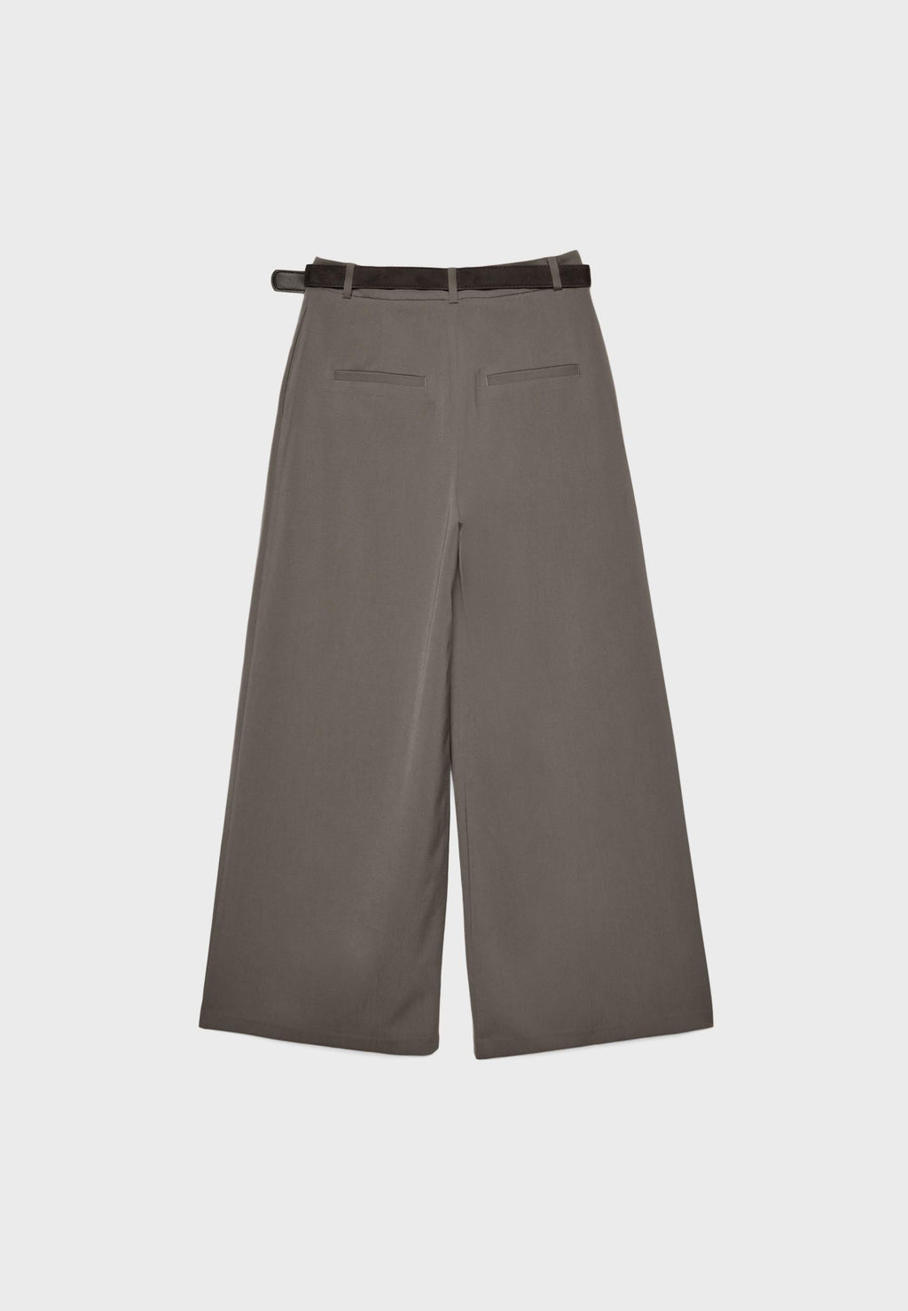 Stradivarius MAXI TROUSERS WITH PLEATS AND BELT