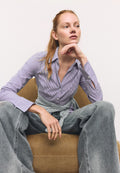 Stradivarius BASIC FITTED STRIPED SHIRT