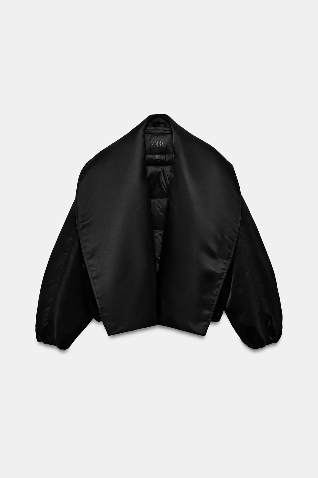 Zara ZW COLLECTION QUILTED BOMBER JACKET