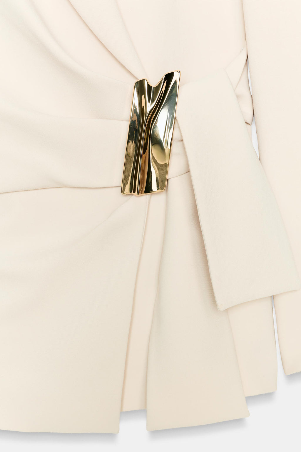 Zara DOUBLE-BREASTED BLAZER WITH BUCKLE