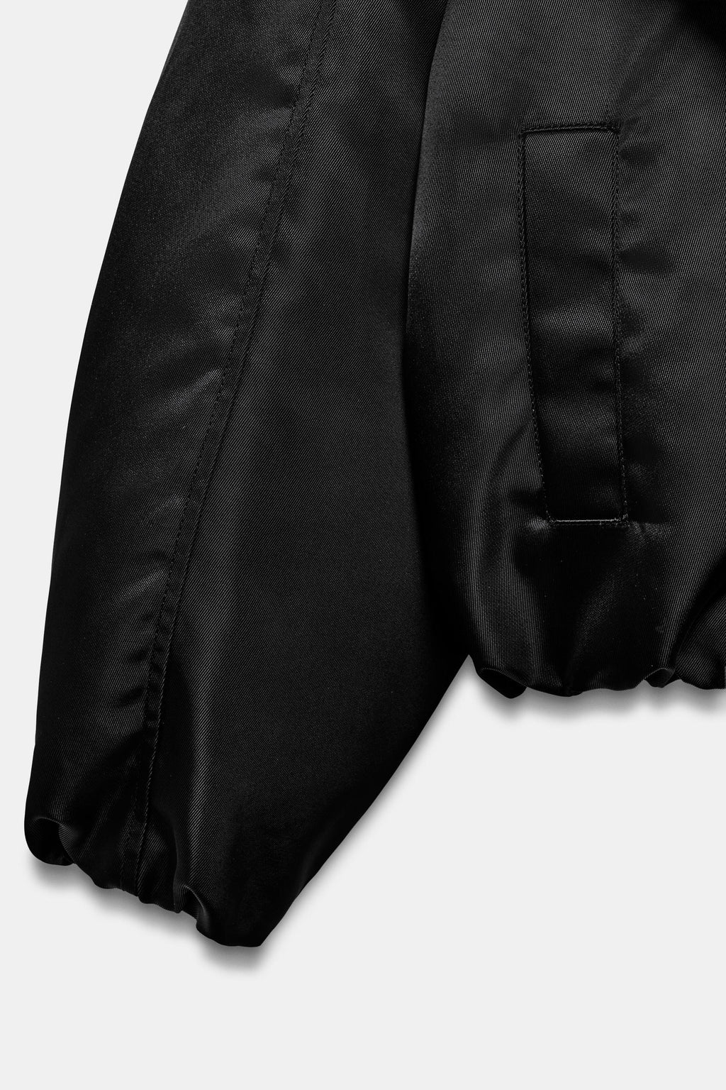 Zara ZW COLLECTION QUILTED BOMBER JACKET