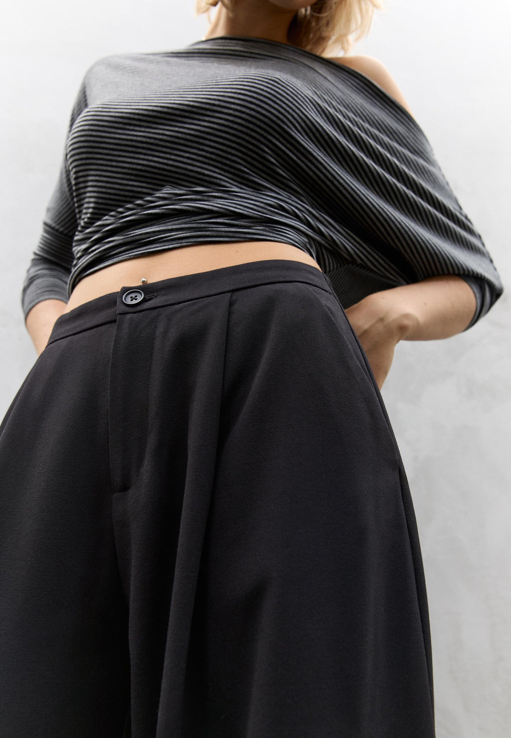 Stradivarius SMART BALLOON FIT TROUSERS