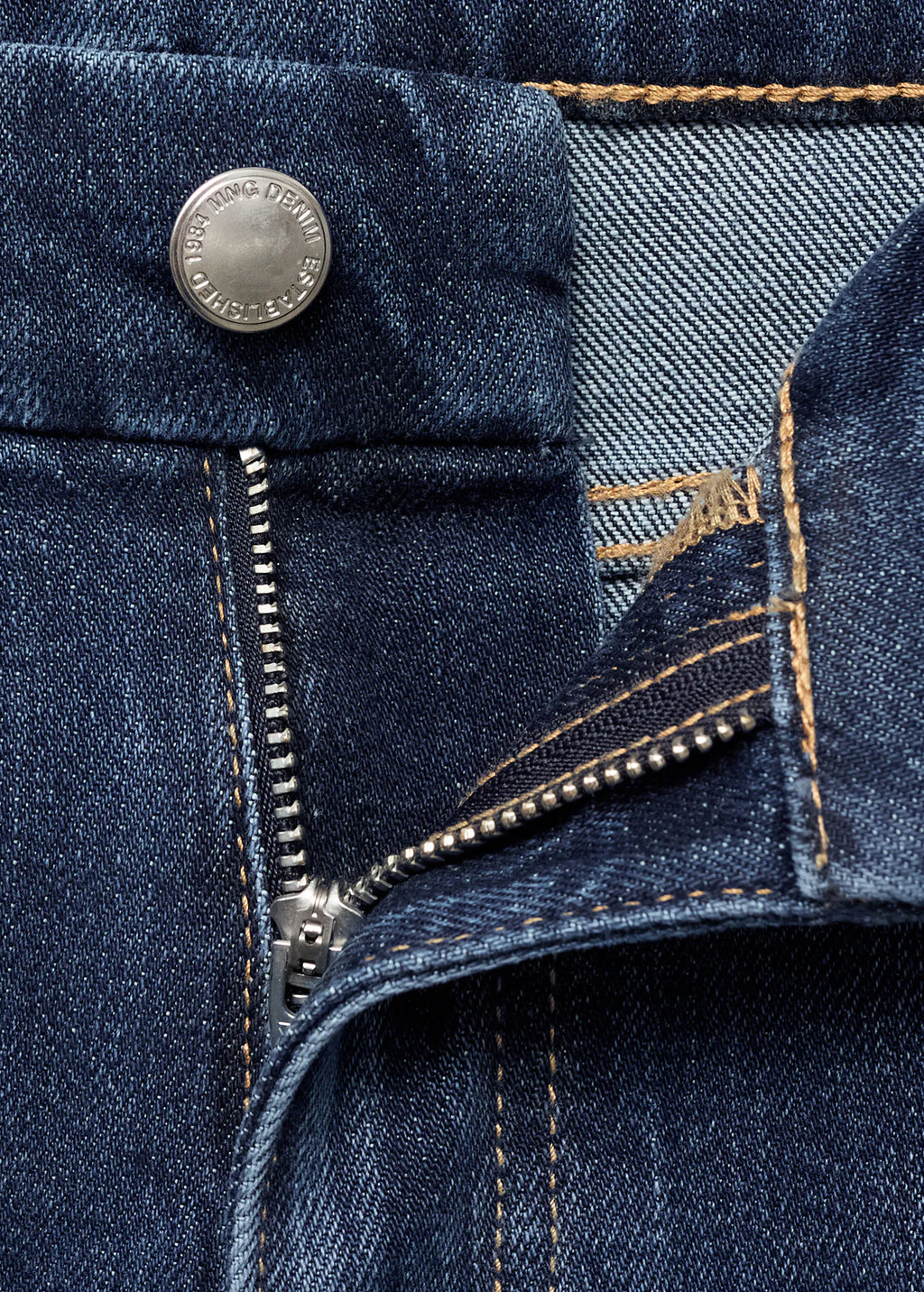 MANGO Violet flared high-rise jeans