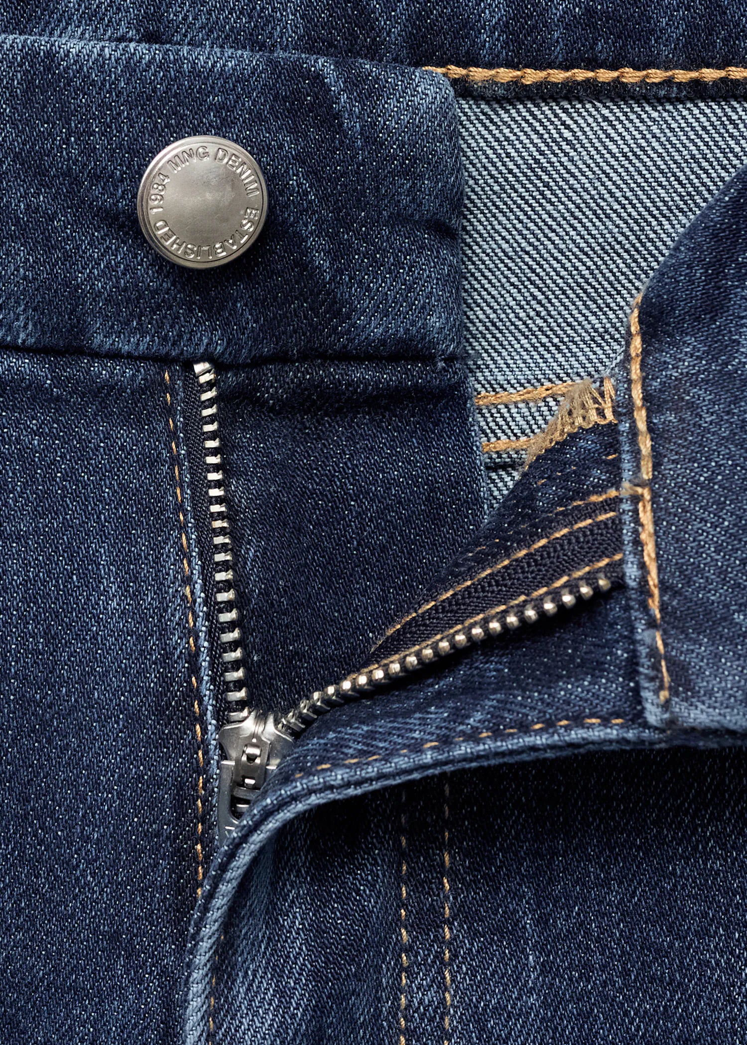 MANGO Violet flared high-rise jeans