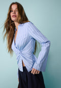 Stradivarius FITTED KNOT SHIRT