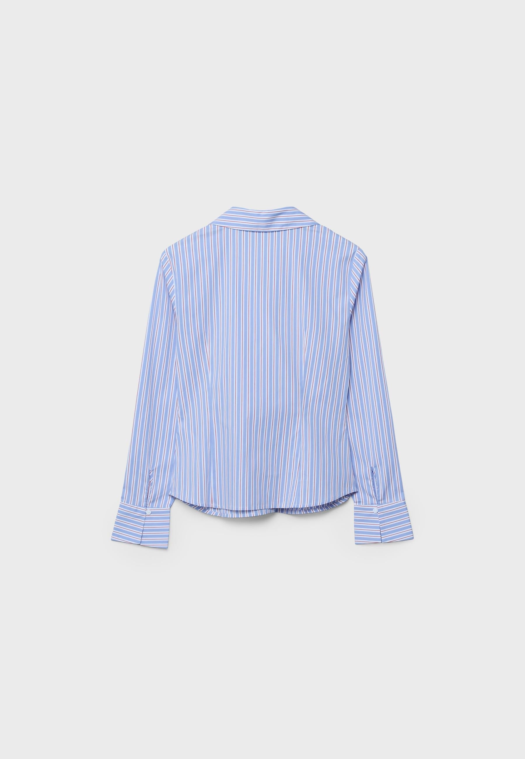 Stradivarius BASIC FITTED STRIPED SHIRT