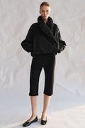 Zara ZW COLLECTION QUILTED BOMBER JACKET