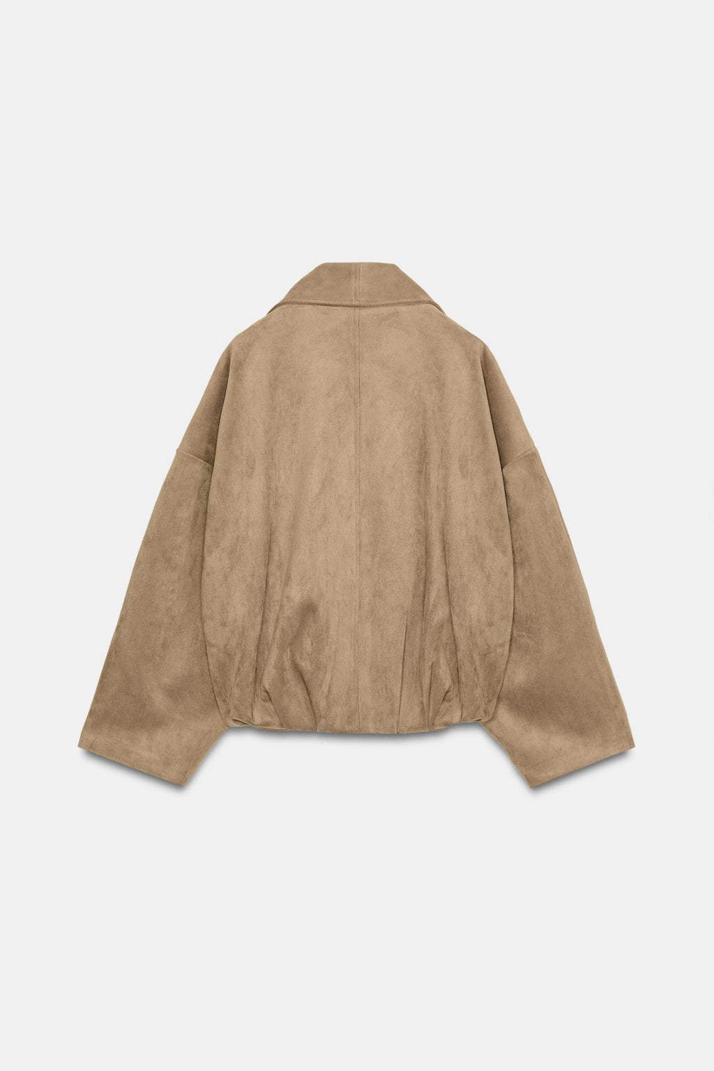 Zara WRAPOVER FAUX SUEDE JACKET