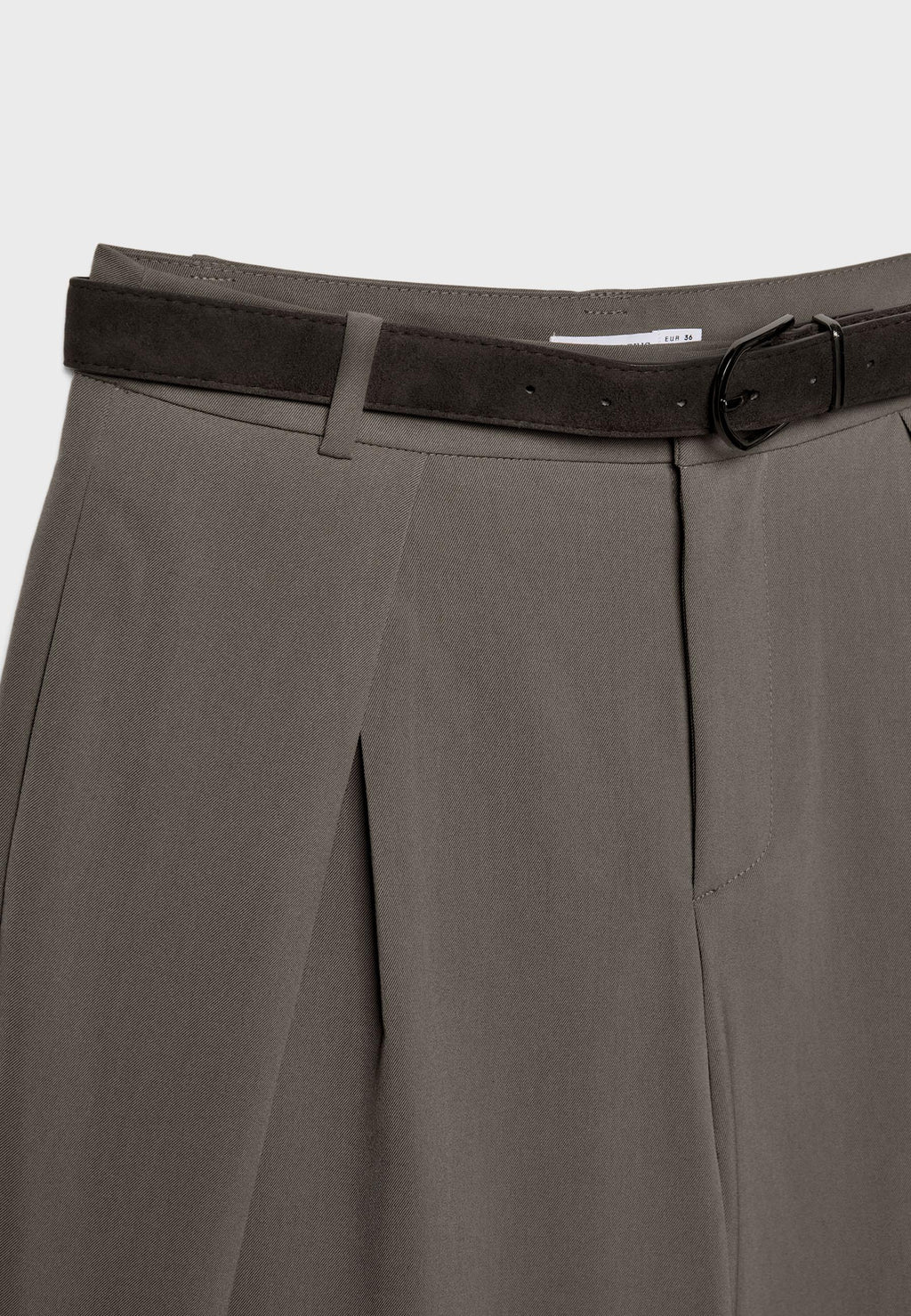 Stradivarius MAXI TROUSERS WITH PLEATS AND BELT